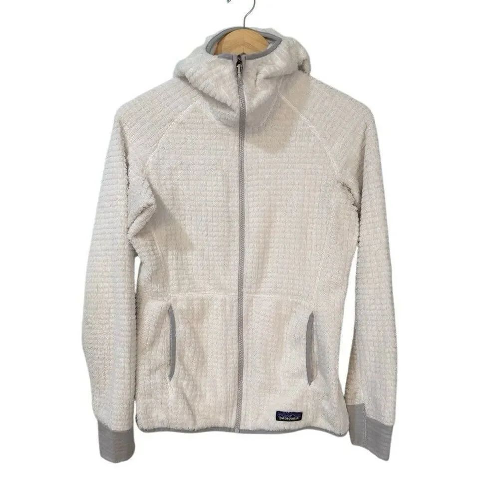 Patagonia Reversible R3 Full Zip Hoody Size S Off White Reversible